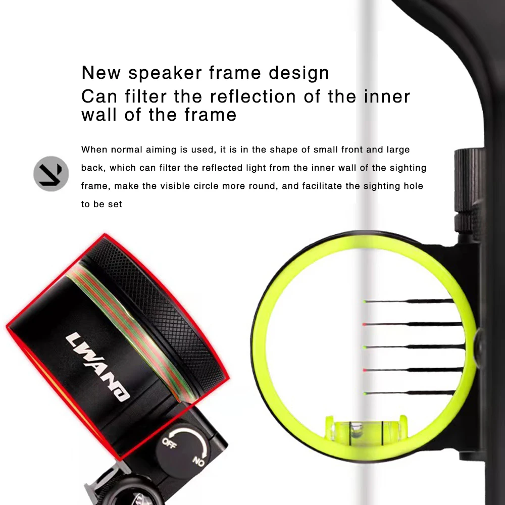 M2 Fine-Tuning adjustment 5 Needles Pins Aiming Sighting Quick-Tuning Sight  Rod Compound Bow Accessory